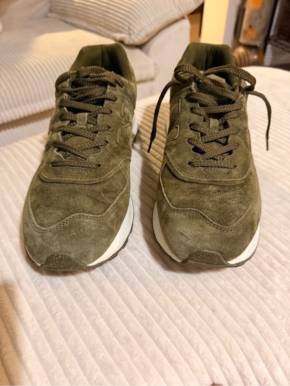 Todd Synder for New Balance Men’s Sneakers, olive suede size 12